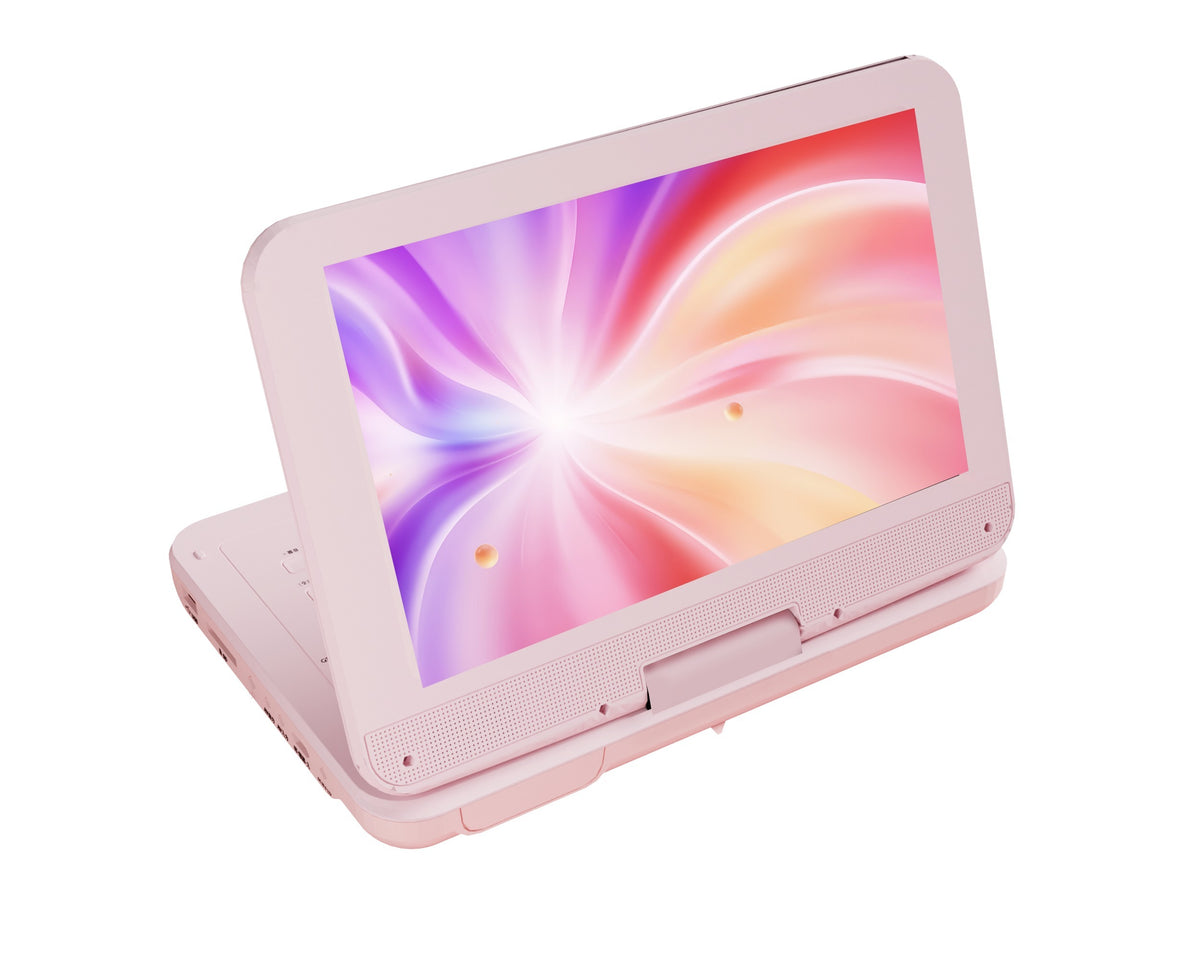 AESTIQUO PD101 ピンク 本体デザイン|コンパクト 軽量 持ち運び便利 DVDプレーヤー