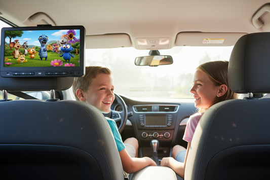 車内で子供が楽しむポータブルDVDプレーヤー選び方のポイント