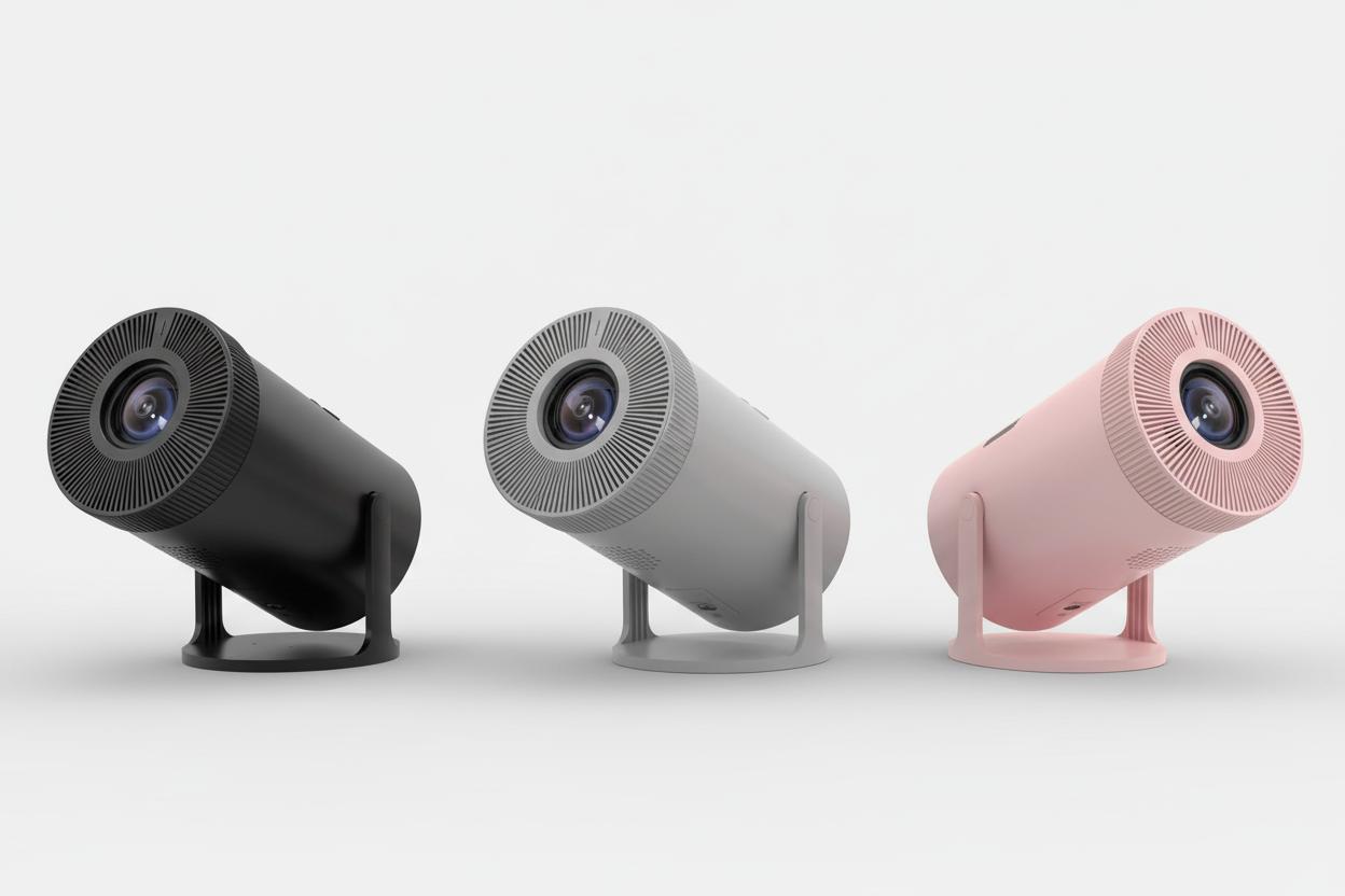 Aestiquo P1 Projector: Black, Gray, and Pink Color Comparison | Which ...