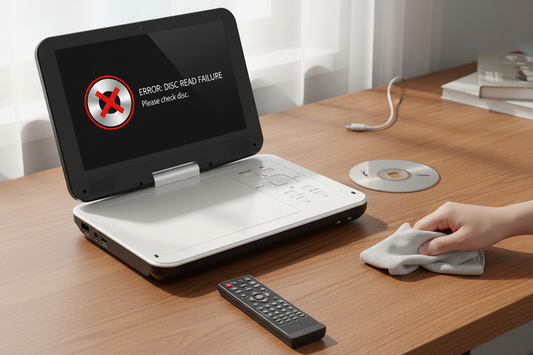 DVDプレーヤーが再生できない原因と解決法｜読み込まない・音が出ない・画面が映らない