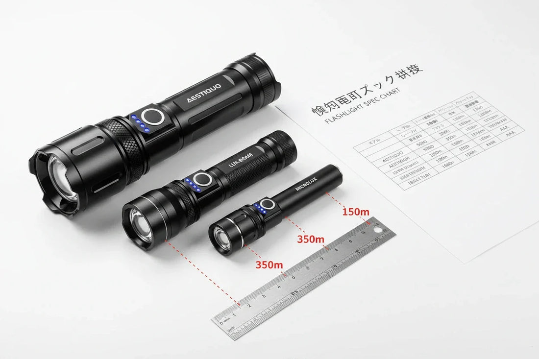 懐中電灯のルーメン数の選び方｜用途・シーン別おすすめ明るさ比較ガイド2026