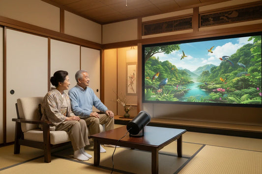 敬老の日に喜ばれるプロジェクタープレゼント｜操作简单・大画面で親孝行