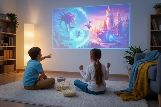 子どもと楽しむプロジェクター活用術｜知育・映画・ゲームで夏休みを充実させる方法