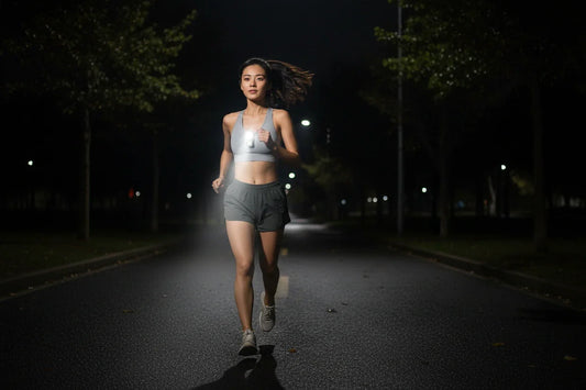 夜間ランニング・ウォーキングを安全に｜ランニングライトの選び方と活用術