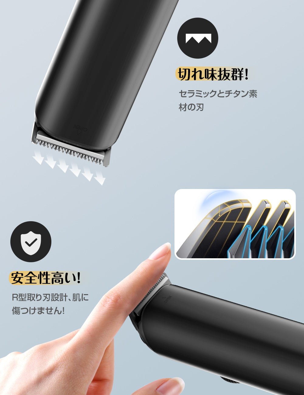 新登場・一台４役」Happilaff 電動バリカン ヘアーカッター バリカン メンズ 20段階刈り長さ調節 IPX8防水 丸洗い ヘアクリ –  aestiquo