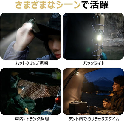 ランニングライト クリップ式｜700ルーメン・手かざしセンサー・IPX7防水・USB-C充電【Aestiquo】